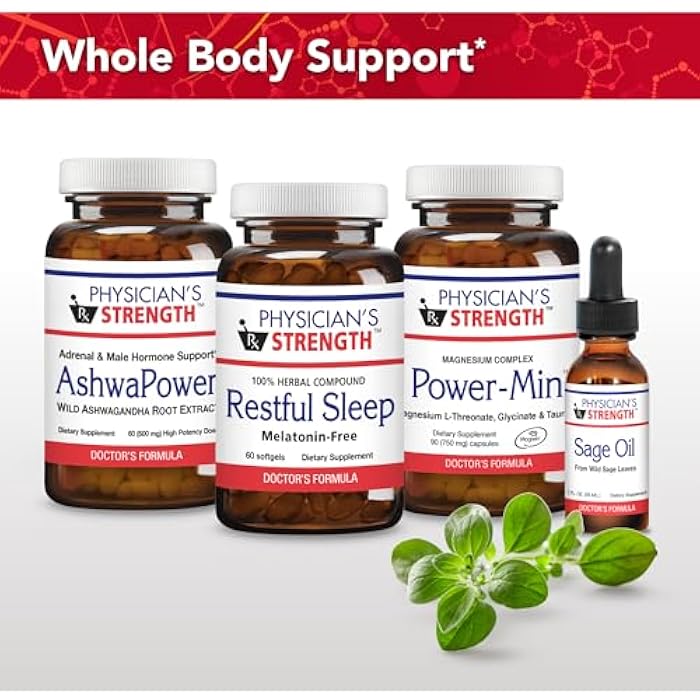 Physician's Strength Restful Sleep - 60 Softgels - Natural Support - 100% Herbal Compound - Melatonin Free - Non-GMO & Soy Free - 60 Servings - Image 5
