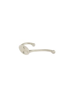 Metal Metal Hat And Coat Hook Wall Hanger, Silver  - Image 3