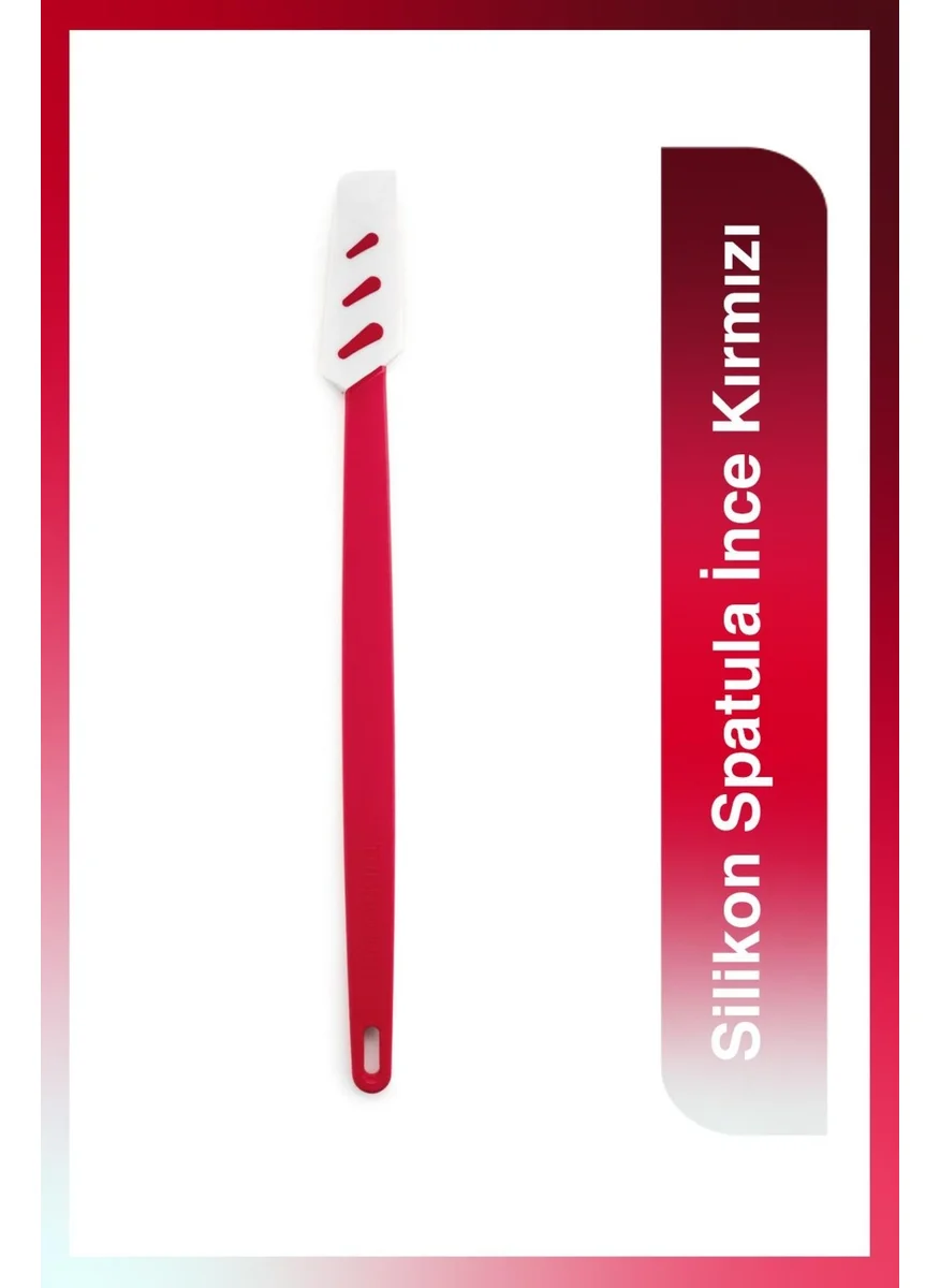 تابروير Silicone Spatula Thin Red