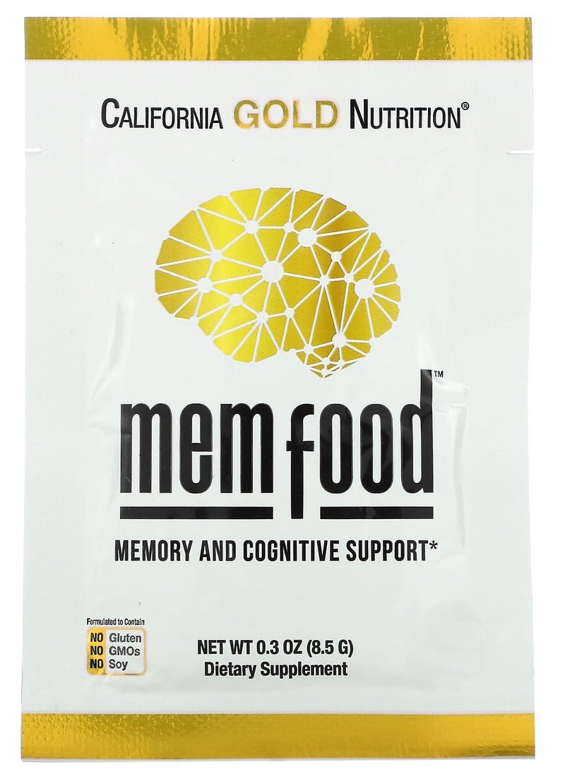MEM Food, Memory & Cognitive Support, 60 Packets, 0.3 oz (8.5 g) Each