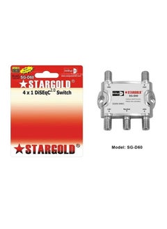 Stargold 4x1 Diseqc 2.0 Switch Works With Hd Tv Cable Amplifiers Amplified Antennas  - Image 2