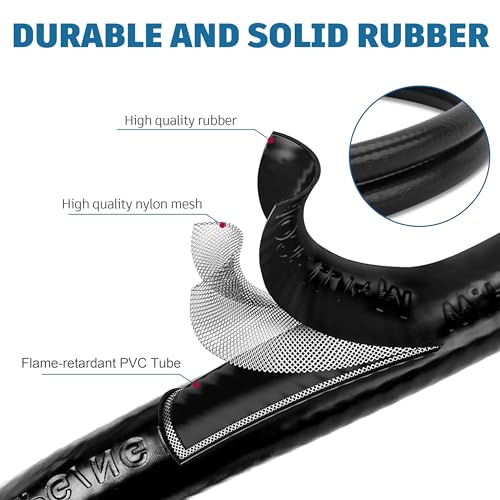GasSaf 12inch RV Propane Hose, Camper Propane Hose for RV 2-Stage Regulator with Acme Nut and a 1/4'' Inverted Male Flare (2 PCS) - Image 4