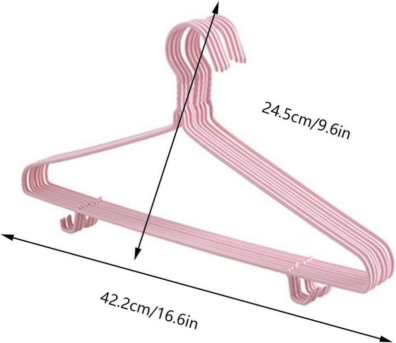 Clothing Hangers Non Slip Clothes Hangers Space Saving Clothes Hangers Durable Hangers,Material Environmentally Friendly,for Suits Coats Shirts Sweaters,Strong,Pink 2-40 Pack - Image 3
