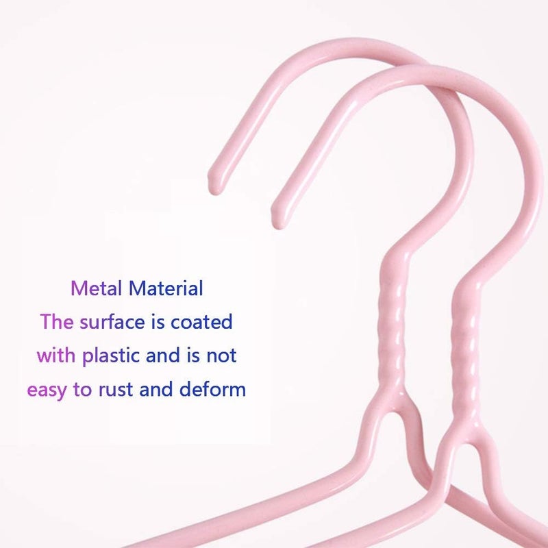 Clothing Hangers Non Slip Clothes Hangers Space Saving Clothes Hangers Durable Hangers,Material Environmentally Friendly,for Suits Coats Shirts Sweaters,Strong,Pink 2-40 Pack - Image 2