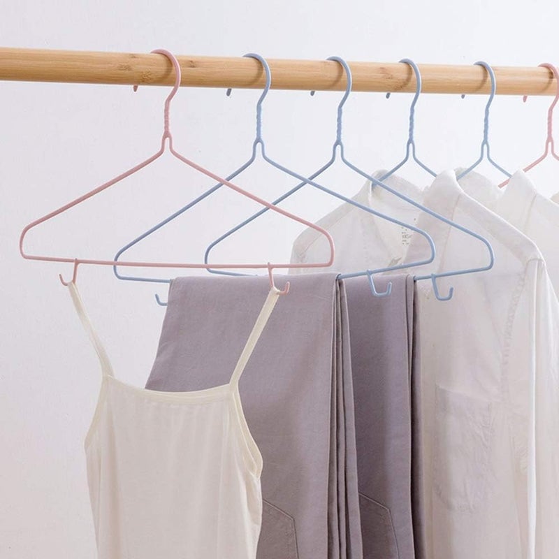 Clothing Hangers Non Slip Clothes Hangers Space Saving Clothes Hangers Durable Hangers,Material Environmentally Friendly,for Suits Coats Shirts Sweaters,Strong,Pink 2-40 Pack - Image 4