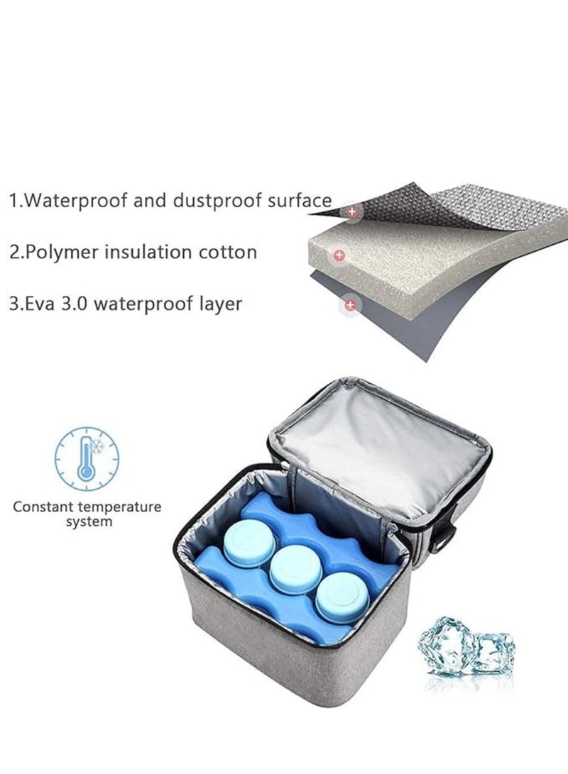 WEYOUNG Milk Bottle Heat Preservation Bag Waterproof Breastmilk Backpack Single-shoulder Mummy Diaper Bag - Image 3