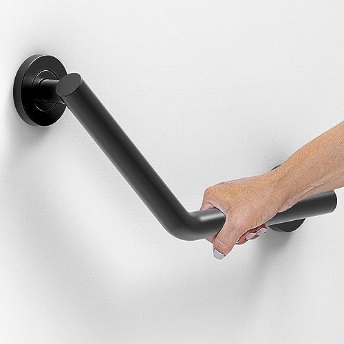 AquaChase Bath Shower and Toilet Safety Grab Bar for Seniors and Handicaps Mobility Aid Balance Assist Handle Stainless Steel 16 inch for Stud Mount - Image 1
