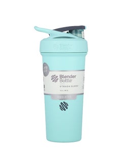 BlenderBottle Blender Bottle, Strada Sleek™, Insulated Stainless Steel, Seafoam, 25 oz (740 ml)  - Image 1