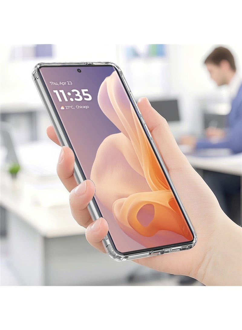 Techie Motorola Moto G85  5G Case with MagSafe – Slim, Anti-Yellowing Transparent Back Cover with Camera Lens Protection, Magnetic Holder Wireless Charging Compatible - Clear - Image 5