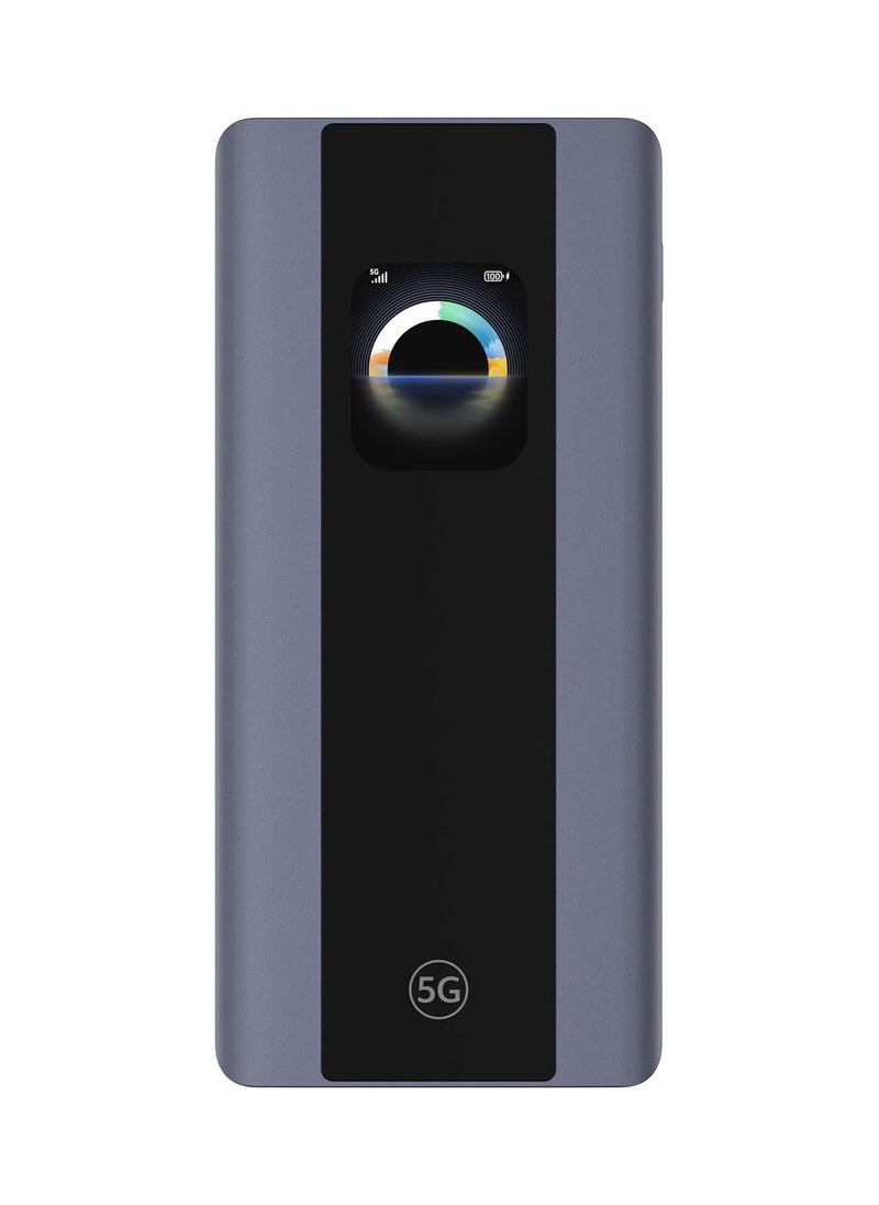FIPKA - 5G Mobile WiFi Pro 5 E6888-982,Pocket WiFi Hotspot Router Hotspot OLED Touch Screen 3.6Gbps Download 500Mbps Upload Wi-Fi 6 Plus with 7000mAh Battery - Image 1