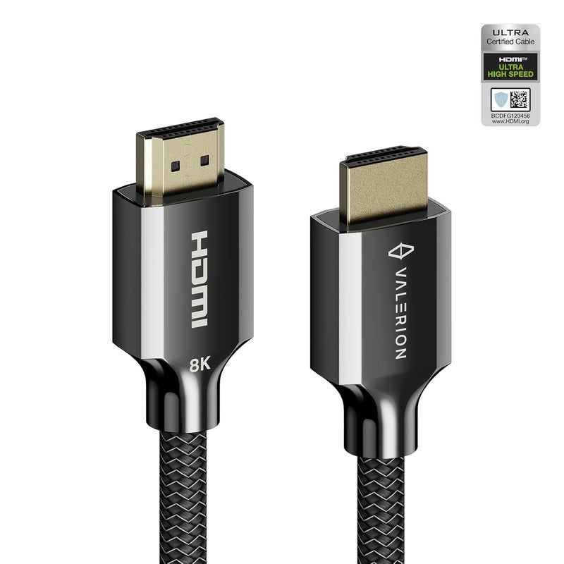 فاليريون كابل HDMI معتمد فائق السرعة 8K من فاليريون بطول 2 متر - Image 1