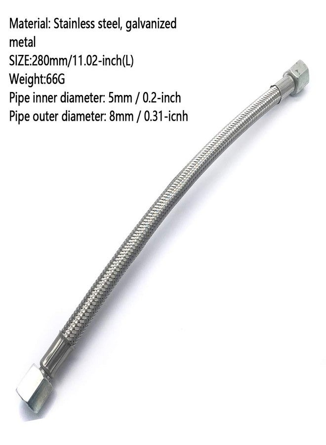 ZLYY Air Compressor Stainless Steel Pneumatic Fittings, Pneumatic Pipe Fittings, Pneumatic Pipes, Air Tool Hoses(5x8mm) - Image 2