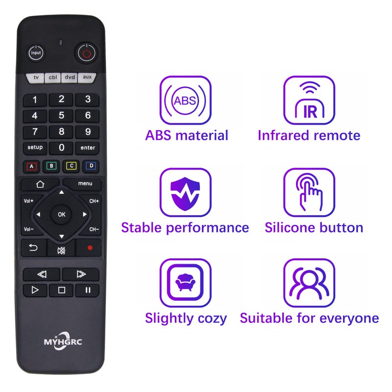 MYHGRC Universal Remote for All TVs/DVD/Blu-ray Player/VCR/Combo/CBL/Audio Streaming Media Player and More - Image 4
