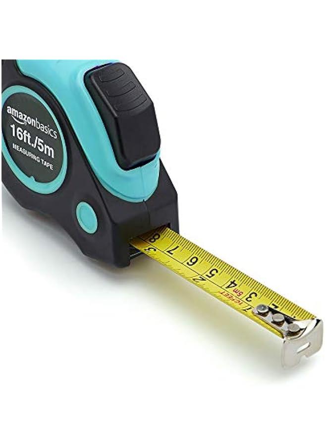 Arabest Tape Measure - 16 ft / 192 in, Turquoise  - Image 2