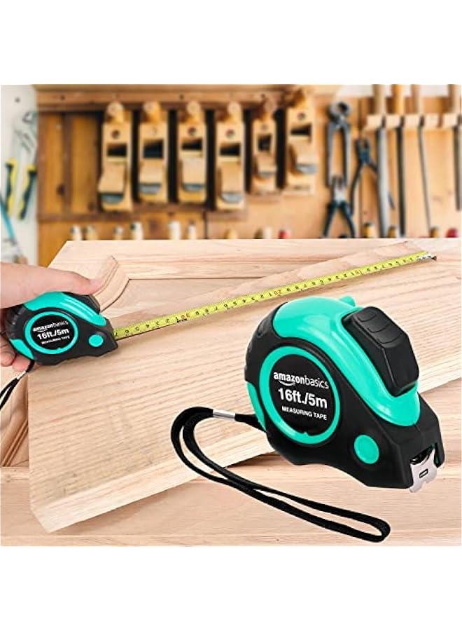 Arabest Tape Measure - 16 ft / 192 in, Turquoise  - Image 5