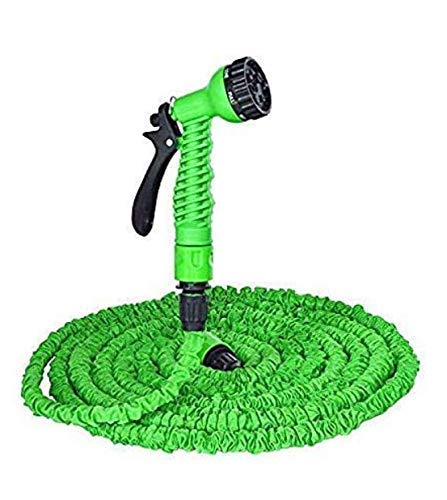 MD webline Plastic 10m Water Spray Jet Gun Hose Pipe for GardenCarBikePet WashMulticolour - Image 1