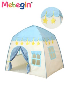 MEBEGIN Kids Portable Tent, Durable Pop up Tent with Windows, Fun Playhouse for Indoor and Outdoor, Easy to Set Up and Fold, Plenty of Room to Play, Suitable for Family Vacation on Beach, Garden and Camping, 130*100*130cm  - Image 1