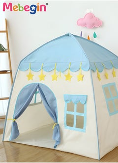 MEBEGIN Kids Portable Tent, Durable Pop up Tent with Windows, Fun Playhouse for Indoor and Outdoor, Easy to Set Up and Fold, Plenty of Room to Play, Suitable for Family Vacation on Beach, Garden and Camping, 130*100*130cm  - Image 4