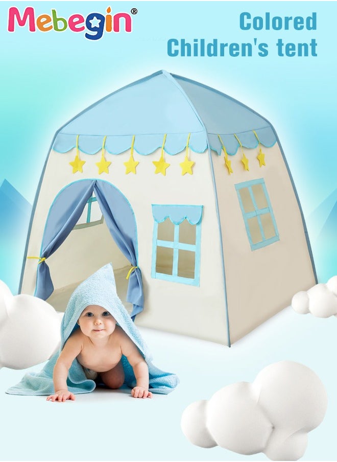 MEBEGIN - Kids Portable Tent, Durable Pop up Tent with Windows, Fun Playhouse for Indoor and Outdoor, Easy to Set Up and Fold, Plenty of Room to Play, Suitable for Family Vacation on Beach, Garden and Camping, 130*100*130cm - Image 1