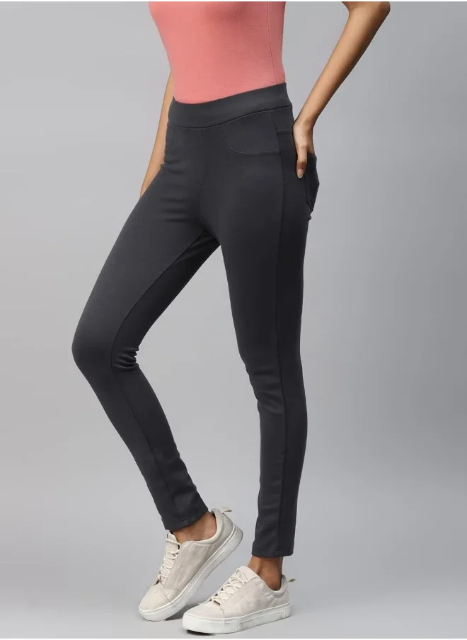 هوبرهولمي Charcoal Jeggings For Women