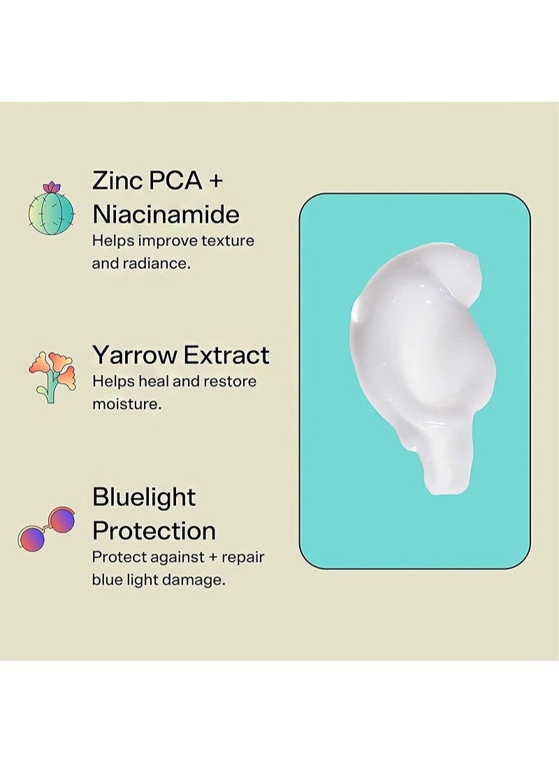 Bubble Skincare Level Up Balancing Moisturizer，Face Hydrating Gel Moisturizer Formulated with Zinc PCA + Niacinamide for Improved Texture & Radiance，Skin Care for Oily or Combination Skin (50ml) - Image 5