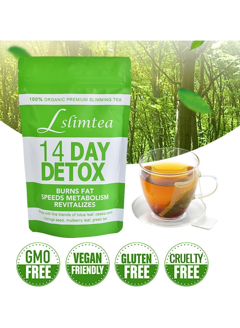 Winstown 14-Day Organic Weight Loss Tea: Promotes Fat Digestion and Absorption, Aids Bowel Movement, Supports Stomach Health, Helps Digestion, Reduces Accumulation of Abdominal Fat  - Image 4