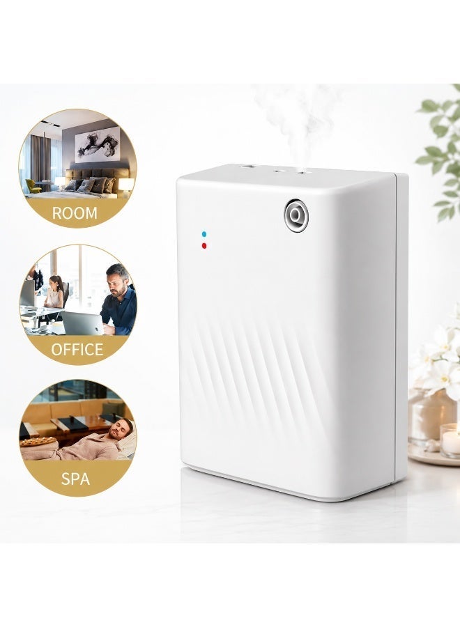 XVersion 360° Smart Air Freshener Diffuser Machine | Essential Oil Aroma Diffuser for Home, Hotel & Office | Bluetooth App Control | Large Room Scent Diffuser | White - Image 2