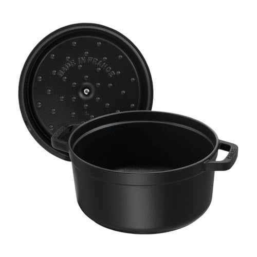 Staub 1103425 Black Cast Iron 13.25 Qt. Round Cocotte - Image 3