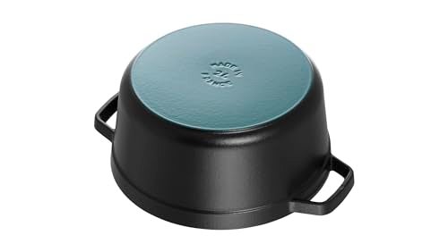 Staub 1103425 Black Cast Iron 13.25 Qt. Round Cocotte - Image 4