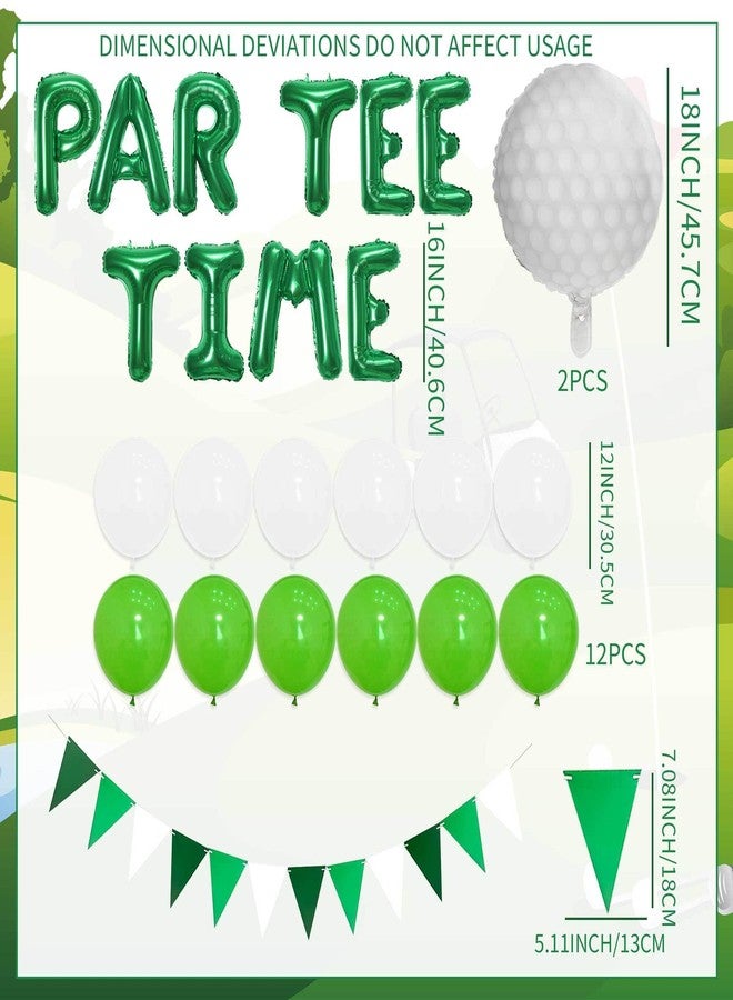 Roaring Good Time Let's Partee Time Golf Party Decorations Golf Balloons Banner Sport Themed Party Supplies Pink Balloons for Womens Birthday Baby Shower Bridal Shower Retirement Party - Image 2