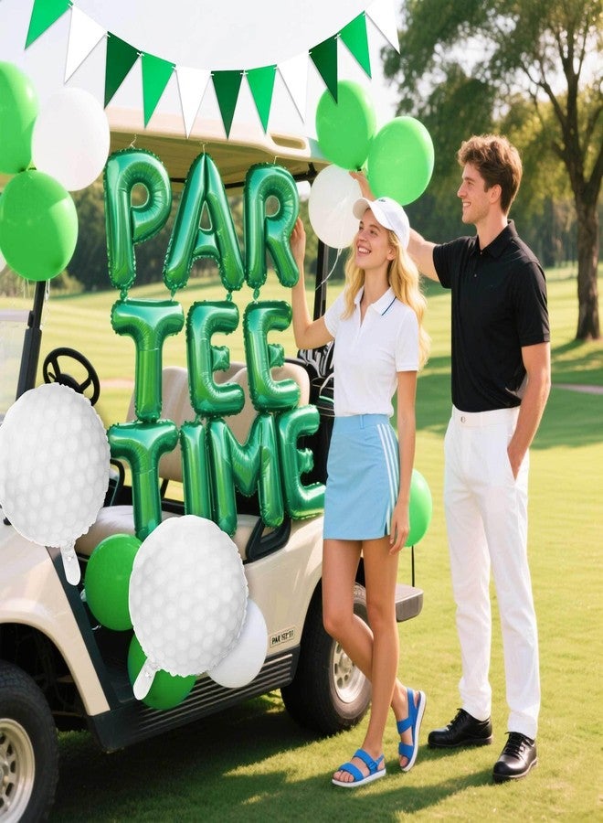 Roaring Good Time Let's Partee Time Golf Party Decorations Golf Balloons Banner Sport Themed Party Supplies Pink Balloons for Womens Birthday Baby Shower Bridal Shower Retirement Party - Image 4