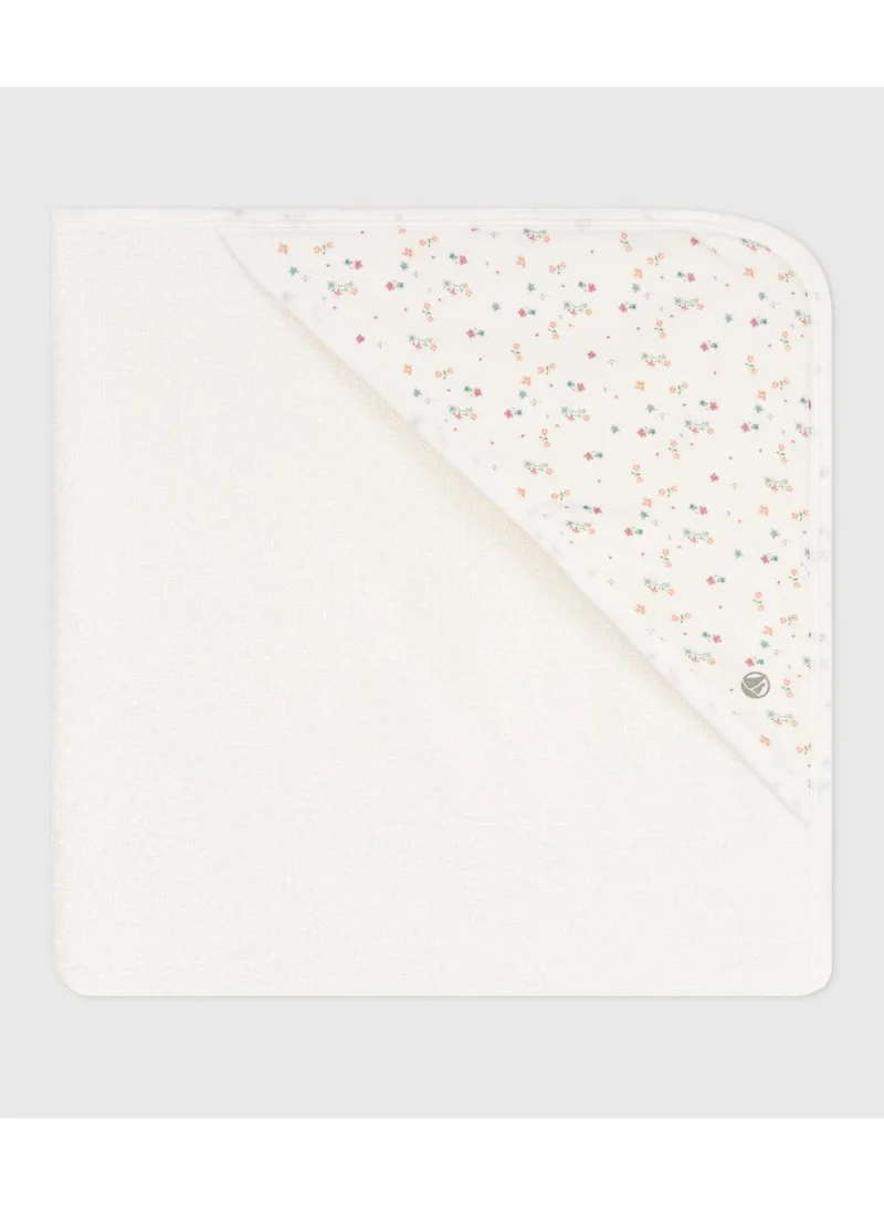 Petit Bateau Babies' square cotton bath wrap