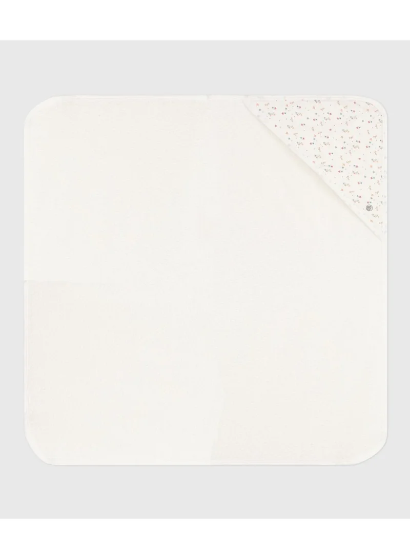 Petit Bateau Babies' square cotton bath wrap