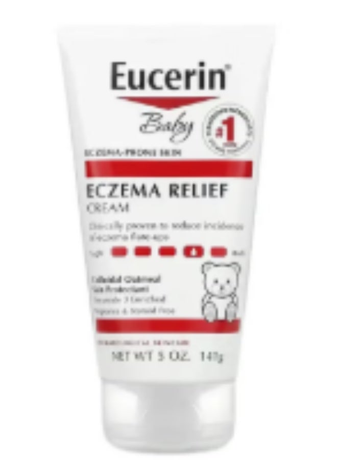 Eucerin Eczema Relief Body Cream for Gently Moisturizes Skin, Organic Skincare Routine, 141g - Image 1