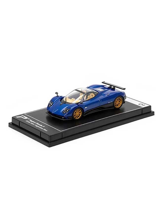 PosterCars - 1:64 Scale Pagani Zonda F (Argentina Blue) Hypercar League Collection, Diecast Model - Image 1
