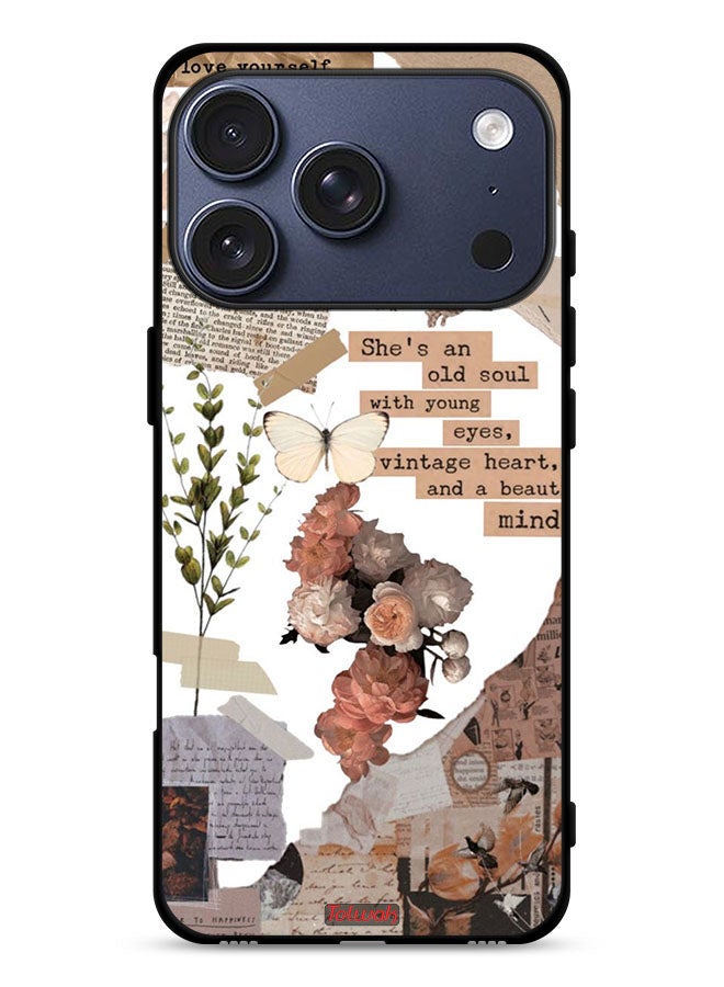 Tolwak Apple iPhone 17 Pro Protective Case Cover She Is An Old Soul - Image 1