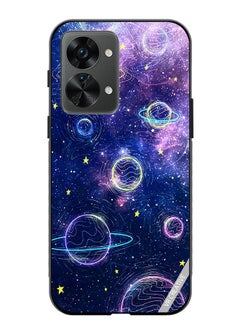 Protective Case Cover For OnePlus Nord 2T Galaxy Design Multicolour