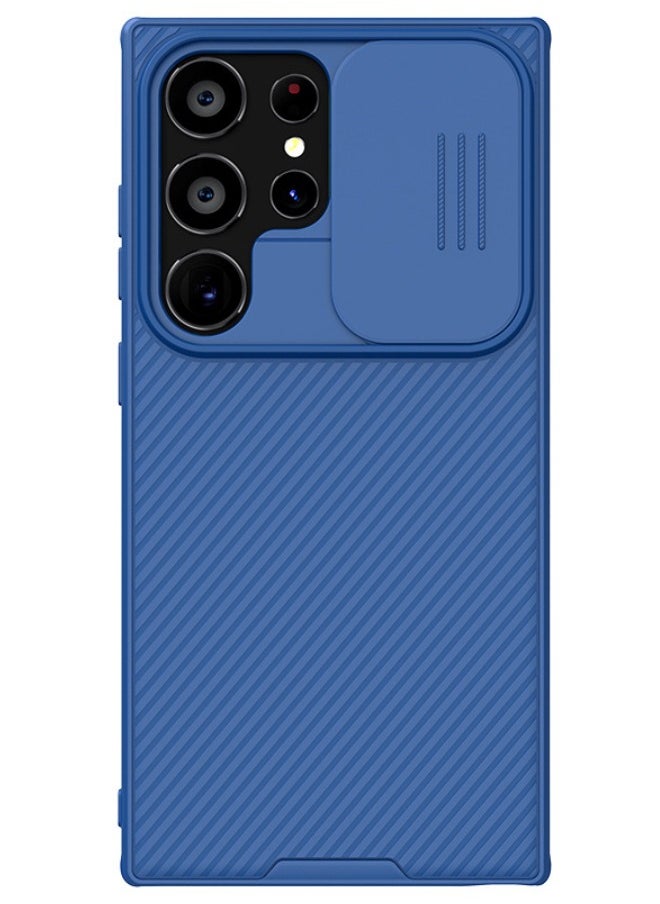 Nillkin - Samsung Galaxy S24 Ultra Case, Slide Camera Case Design, 360° Full Body Coverage Shockproof Phone Cover, Anti-Fall Anti-Scratch Anti-fingerprint Protective Case for Samsung Galaxy S24 Ultra 5G, Blue - Image 1