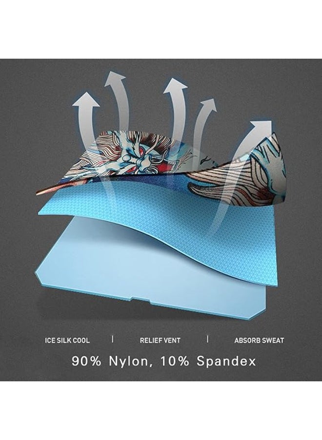 Showday UV Sun Protection Arm Sleeves for Men & Women-UPF 50+ Sports Compression Cooling Sleeve-Unique TATTOO SLEEVE Gift - Image 3