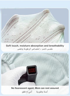 bbet Potty Training Pants 5 Pieces Breathable Training Pants Potty Training Underwear, Washable Cloth Diaper for Baby 6 Layers Breathable Cotton Absorbent Trainer Pants for Toddler Baby Boys Girls Waterproof,Reusable  Diaper Size M  - Image 2