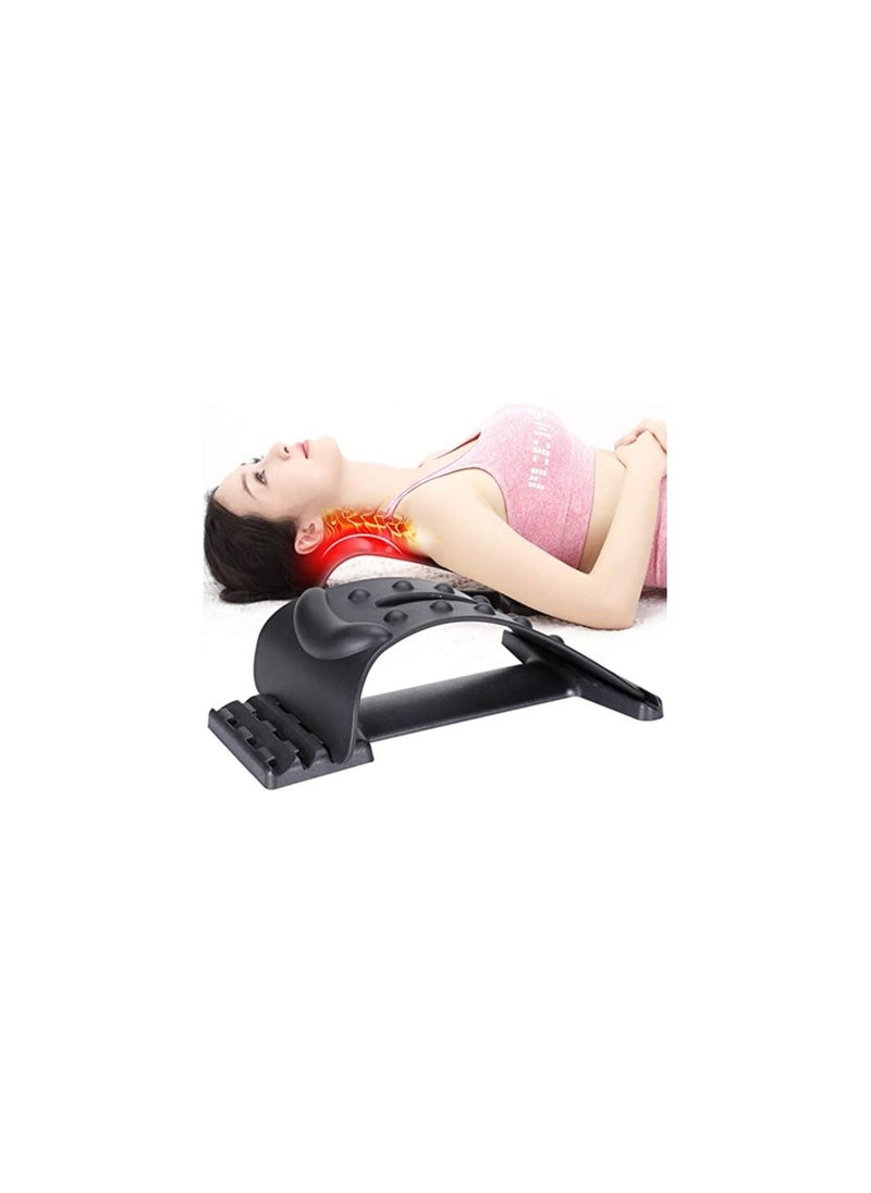 Upper Back and Shoulder Relaxer for Muscle Relax and Spine Alignment, Cervical Traction Device Adjustable 4 Level. Shoulder Relaxer Traction Device for Pain Relief.
