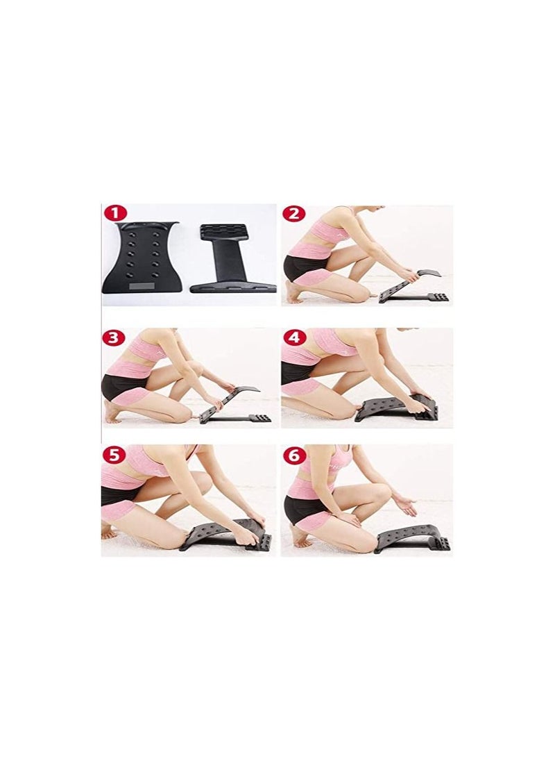 Upper Back and Shoulder Relaxer for Muscle Relax and Spine Alignment, Cervical Traction Device Adjustable 4 Level. Shoulder Relaxer Traction Device for Pain Relief.