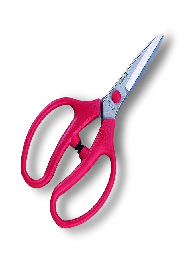 Ars Corporation FL-18-BP Flower Scissors Franvin Long Type 7.1 inches (180 mm) (Blister Pack) - Image 1
