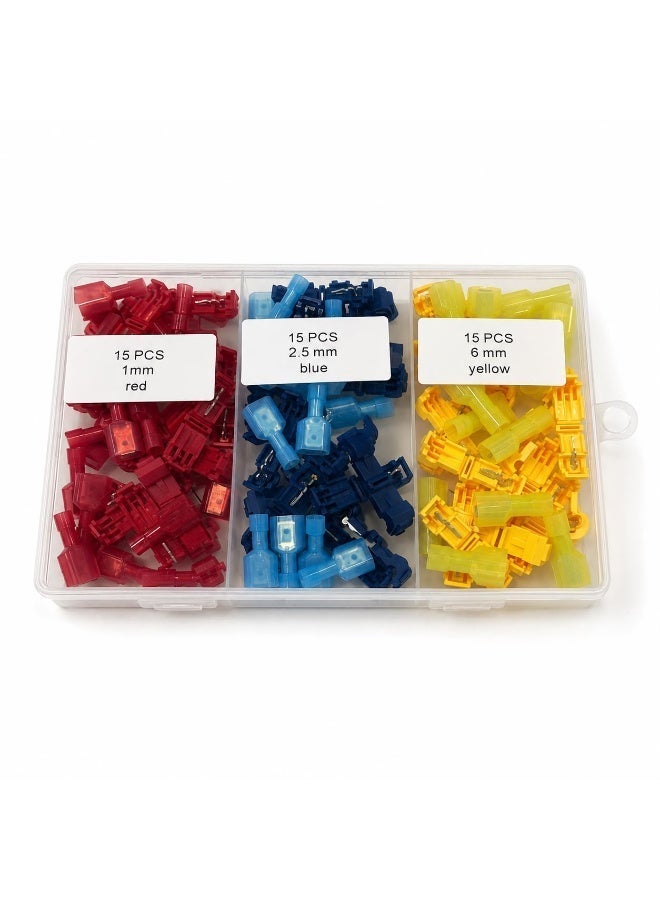 Smart Wire Connectors Box 45 Pcs – Quick and Safe Electrical Cable Connectors - Image 1