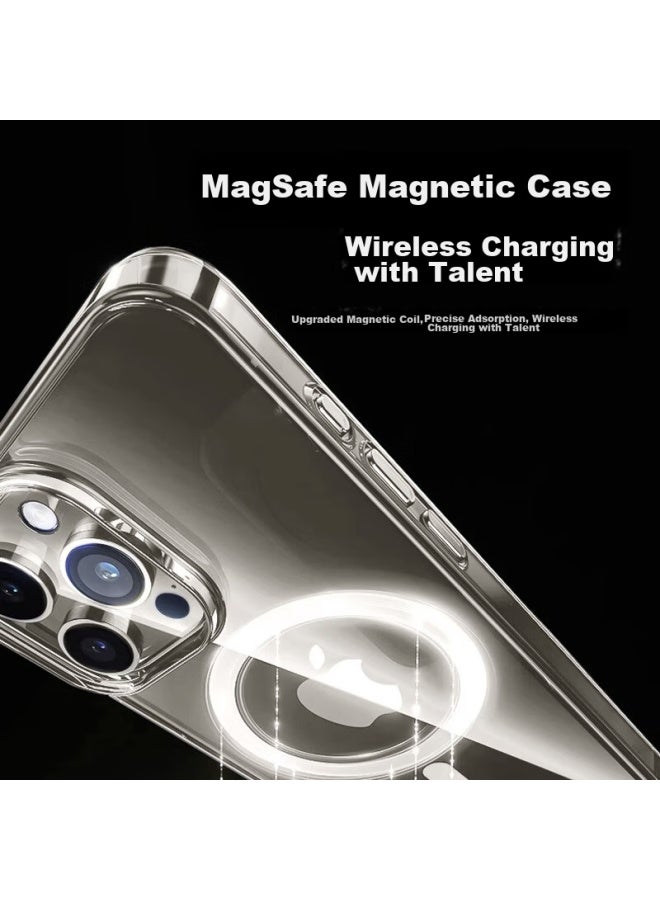 Koolife Compatible With Apple 15 Plus Phone Case, Iphone 15 Plus Magnetic Protective Cover, Magsafe Transparent Case, High Transparency Soft Back Shell, Ultra-thin Shockproof Simple Design For Men And Women - Image 3