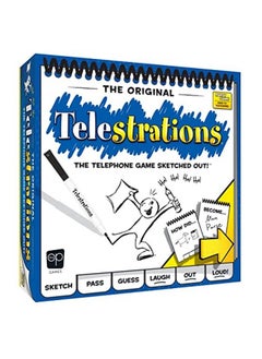 Telestrations Original 8 Player ; Family Board Game ; A Fun Family Game For Kids And Adults ; Family Game Night Just Got Better ; The Telephone Game Sketched Out ; Ages 12+