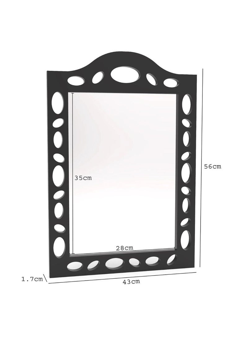 Wooden Twist Big Wooden Wall Mirror, Dressing Bathroom Vanity Mirror  - Image 5
