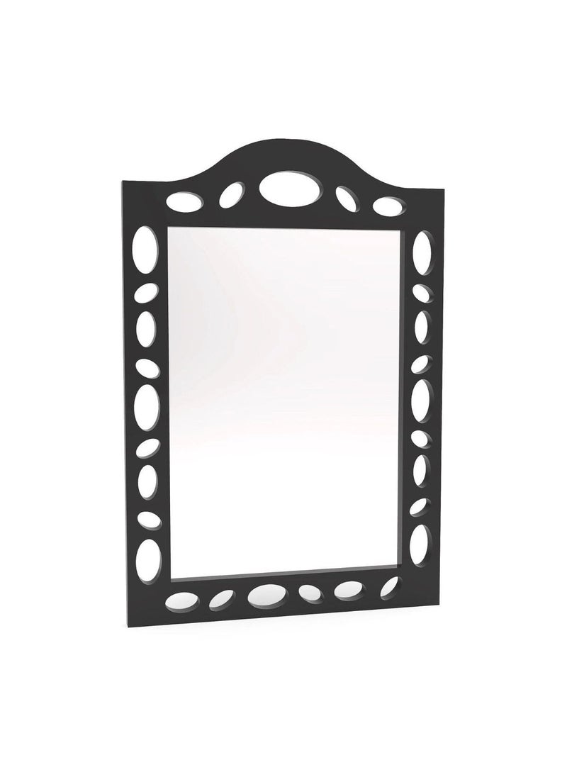 Wooden Twist Big Wooden Wall Mirror, Dressing Bathroom Vanity Mirror  - Image 3