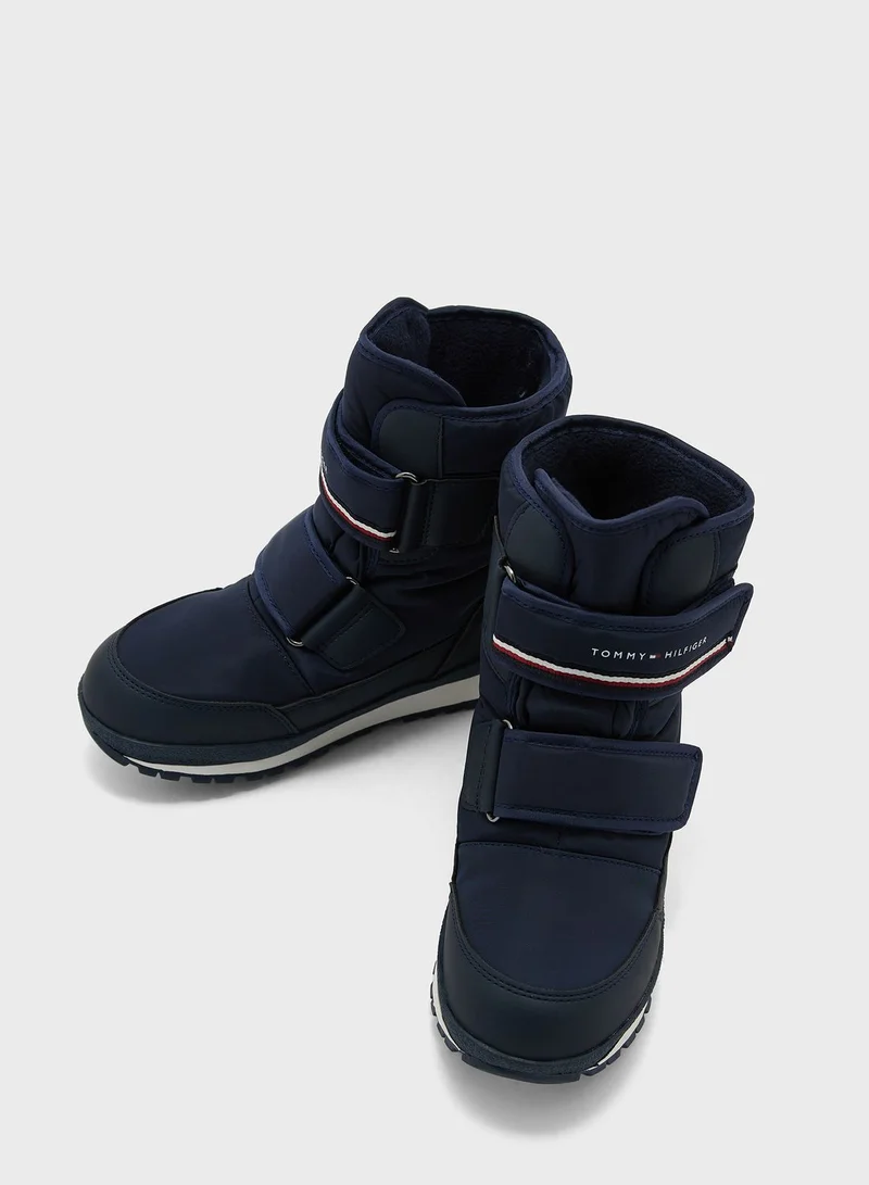 TOMMY HILFIGER Kids Velcro Snow Boots