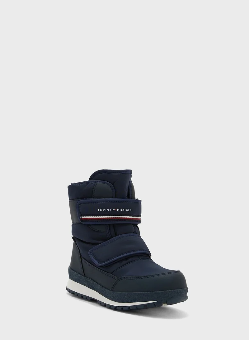TOMMY HILFIGER Kids Velcro Snow Boots